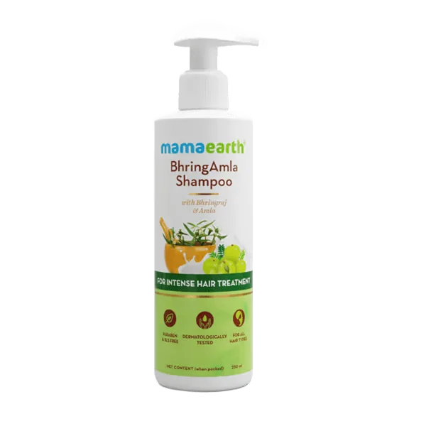 BhringAmla Shampoo with Bhringraj & Amla for Intense Hair Treatment