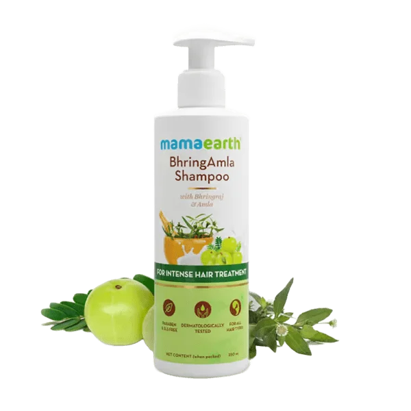 BhringAmla Shampoo with Bhringraj & Amla for Intense Hair Treatment