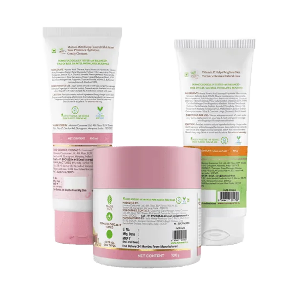 Cleanse & Glow Kit – Acne & Oil-Control Face Wash, Face Pack & Daily Glow Face Cream