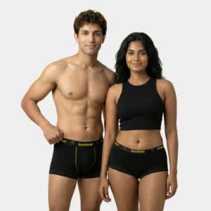 Trunks & Boy Short Matching Set – Noir