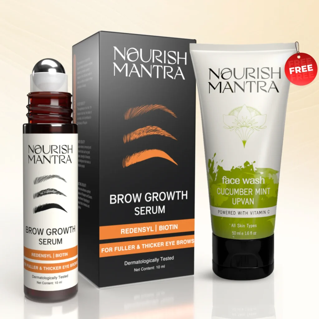 Nourish Mantra Brow Growth Serum – Fuller, Stronger & Healthier Brows Naturally