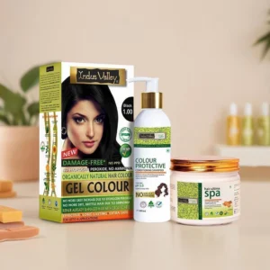 Dark Brown Damage-Free Natural Gel Hair Colour