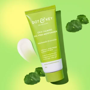 Dot & Key Cica + Niacinamide Oil-Free Moisturizer  for Acne-Prone Skin | Fades Dark Spots | Controls Oil & Pimples