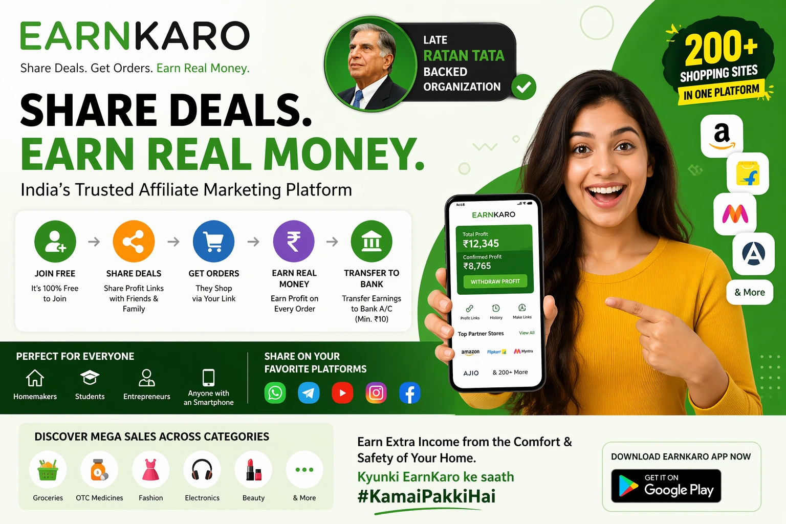 Earn Money Online with EarnKaro – Simple, Free & Trusted