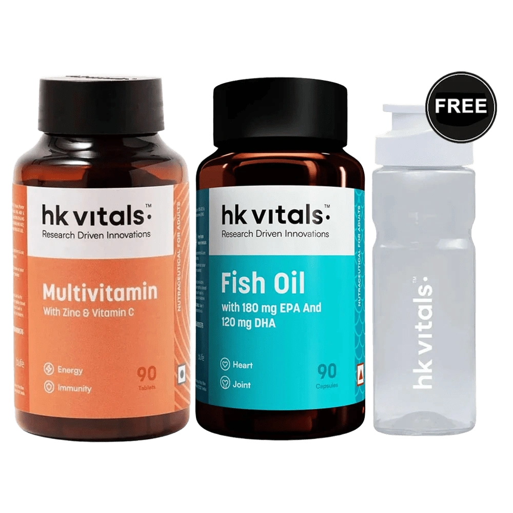 HK Vitals Multivitamin + Fish Oil Combo