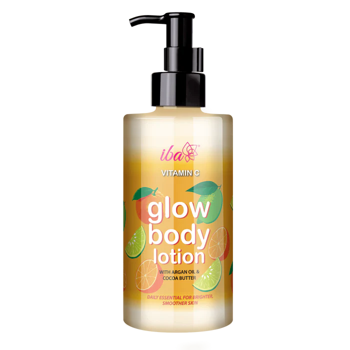 Iba Vitamin C Glow Body Lotion | Brightening & Hydrating | Argan Oil & Cocoa Butter