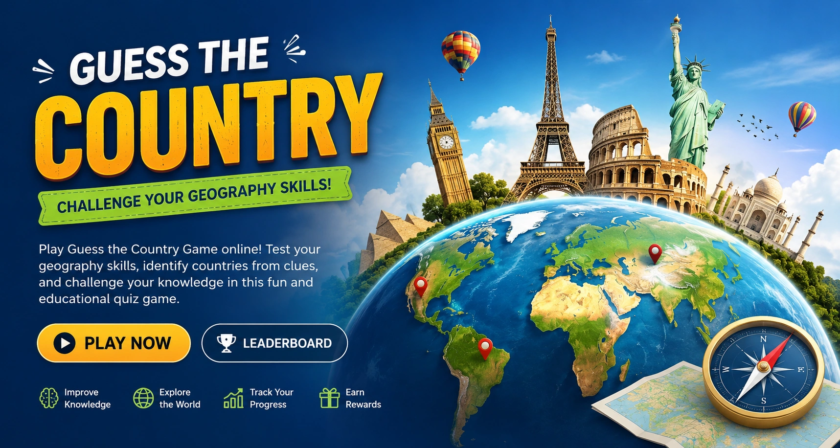 Guess Country Rebus Game