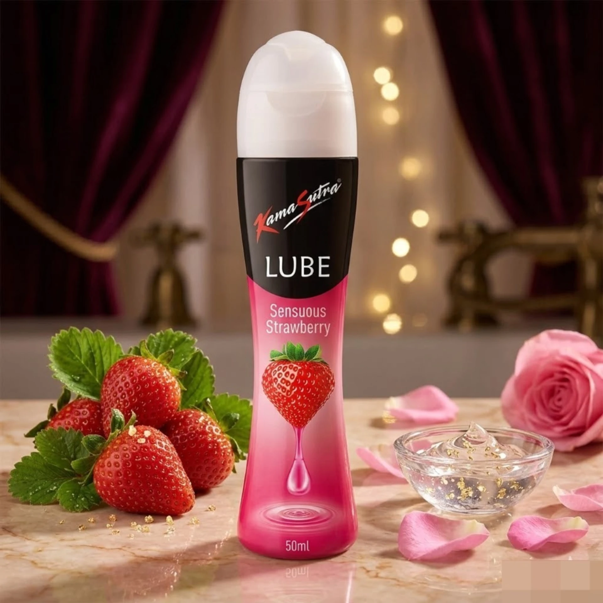 KamaSutra Strawberry Water-Based Personal Lubricant Gel