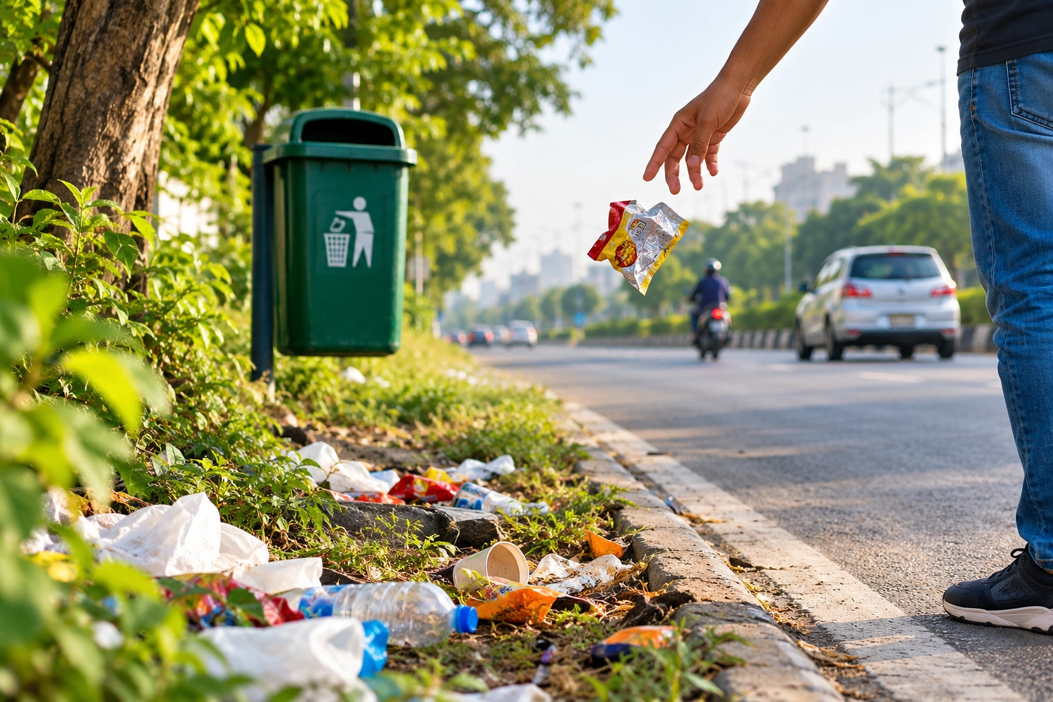 Stop Throwing Garbage on the Roadside: A Small Habit Creating a Big Problem